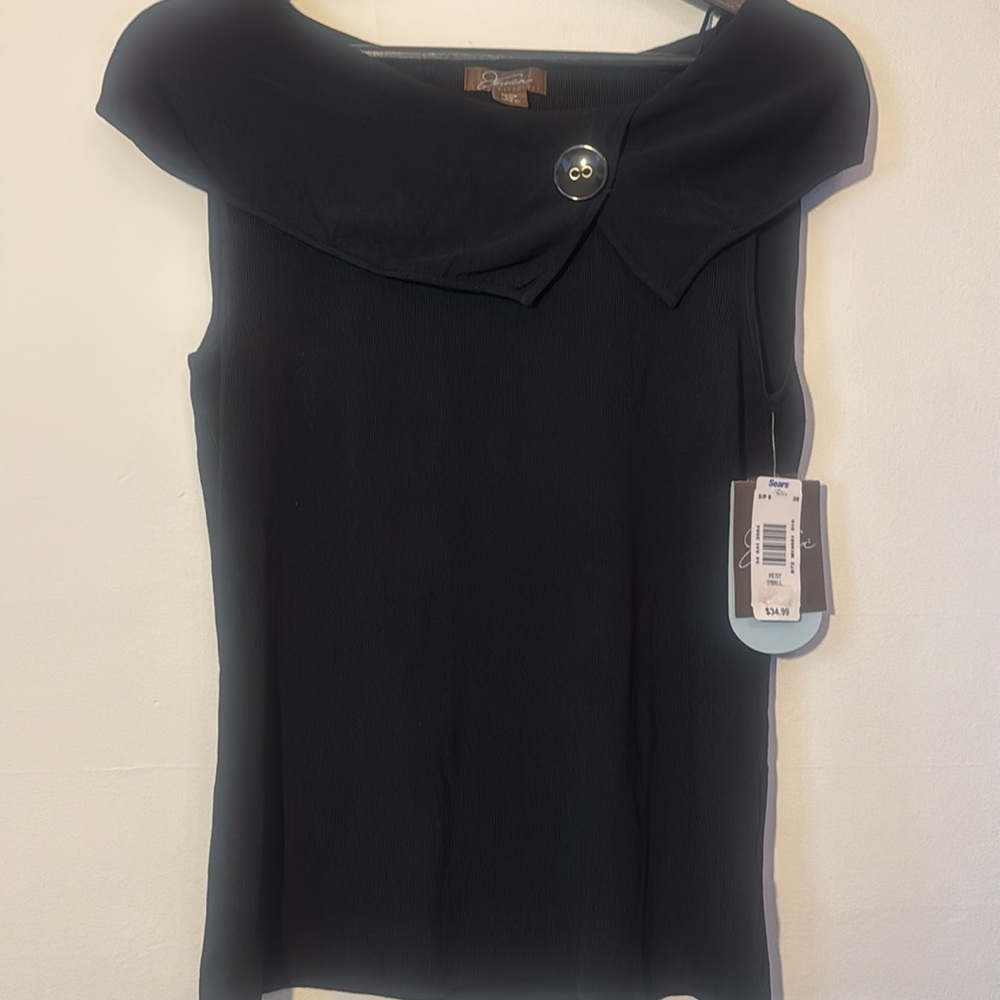 NWT JESSICA SLEEVELESS BLOUSE PETITE/SMALL